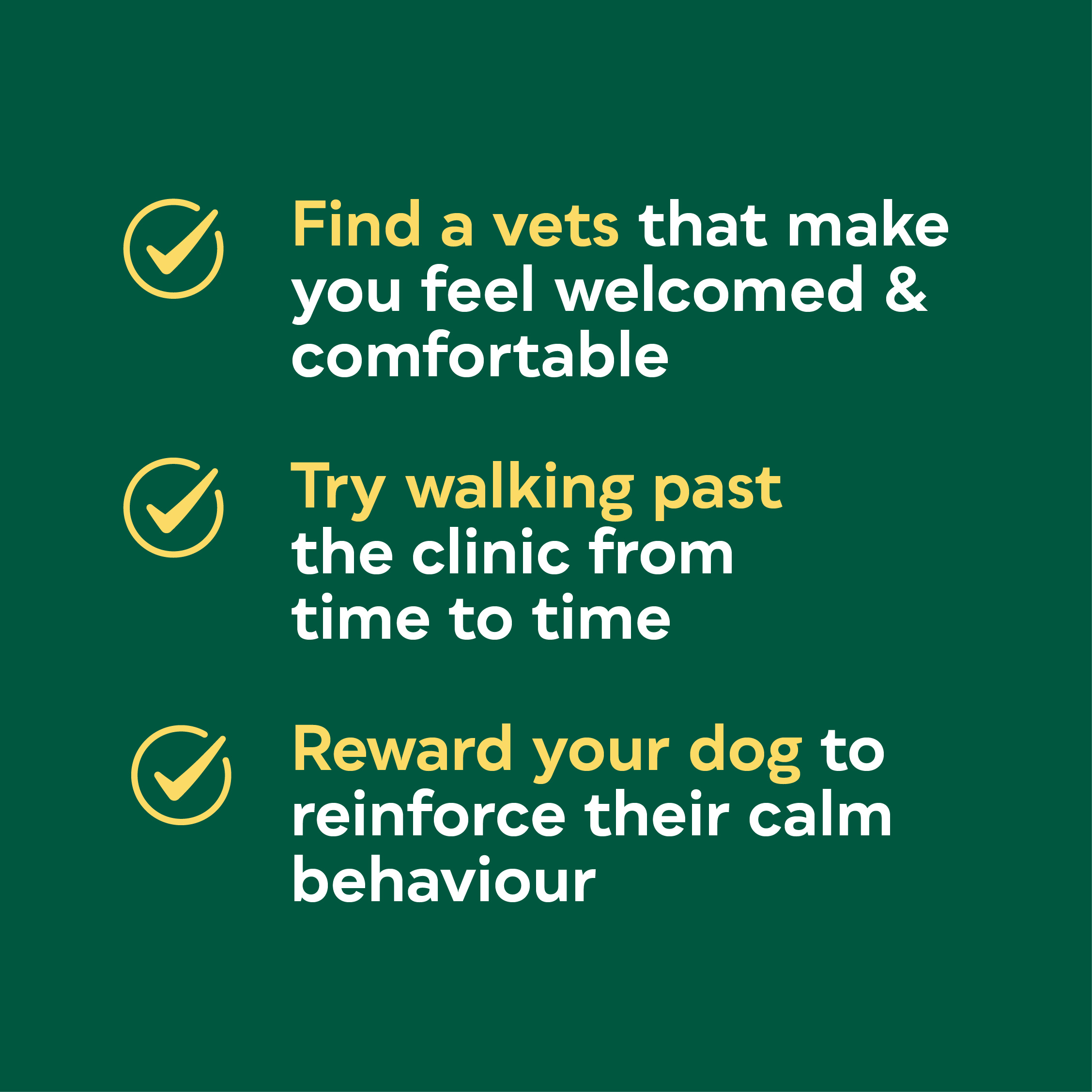 Visiting the vet and how to calm a stressed or anxious dog